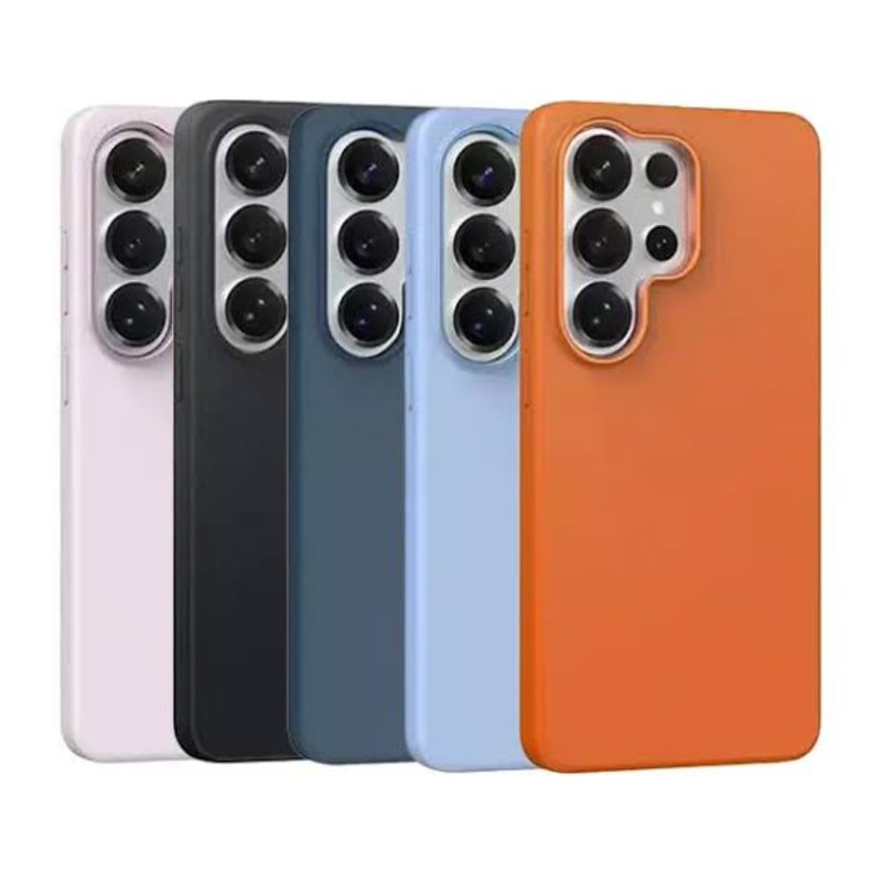 Soft-touch silicone case (assorted colours)